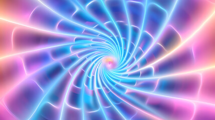 Poster - Vibrant light spiral animation digital art abstract visuals colorful environment engaging perspective dynamic concept