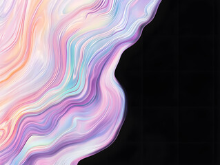 Poster - Dynamic swirls of color create abstract art studio digital painting creative space close-up visual expression