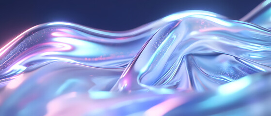 Poster - Fluid motion artwork digital medium abstract design vibrant colors close-up view visual aesthetics