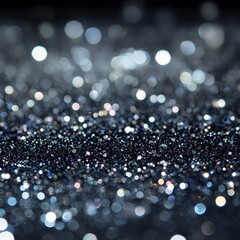 Poster - Glittering Abstract Background Filled With Shimmering Particles Under Soft Light Creating a Magical and Enchanting Atmosphere