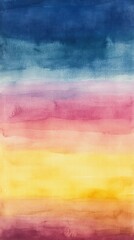 Poster - Creating a softly blended rainbow watercolor gradient background for art projects