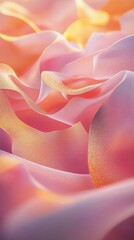 Poster - Chic abstract pink and gold gradient art with modern centered text design