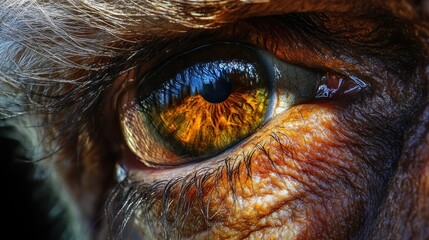 Wall Mural - close up of an eye