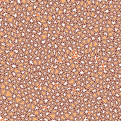 Poster - Triangles Background. Rounded solid shapes in frames. Small triangles size. One-tone colored style. Repeatable pattern. Beautiful vector tiles. Seamless vector illustration.