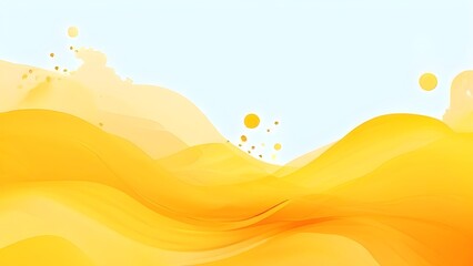 Wall Mural - yellow vector colorful watercolor backgrounds for business card or flyer template