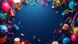 © Monty - Colorful Party Decorations and Festive Items Arranged in a Vibrant Display for a Celebration Event