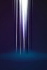 Poster - Streaks of Light Descending Through a Dark Gradient Background Creating an Ethereal Atmosphere in a Minimalist Design
