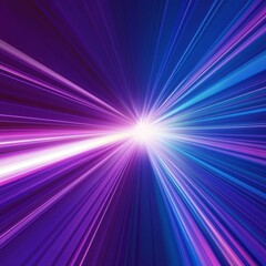 Poster - Bright Beams of Light Radiate in a Vivid Display of Colors, Creating a Mesmerizing Visual Experience in a Digital Art Setting