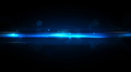 Poster - Vibrant Blue Digital Light Streaks Create an Eye-Catching Abstract Background for Technology or Modern Design Projects