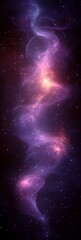 Poster - Cosmic Nebula Displaying Vibrant Colors and Swirls Amidst a Backdrop of Countless Stars in Deep Space