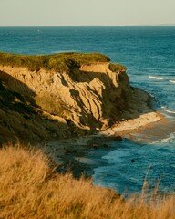 Wall Mural - Cliffs at Montauk Point, New York