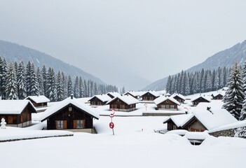 Sticker - house in the mountains