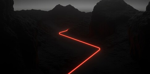 Poster - traffic in the night
