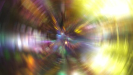 Wall Mural - Futuristic neon portal. Abstract glowing tunnel. Holographic ball. Neon backdrop. Intro and transition