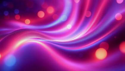 Fototapete - Red abstract background with blurred lights and curves