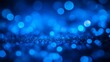 © lisa - Abstract Blue Glitter Background with Bokeh Lights