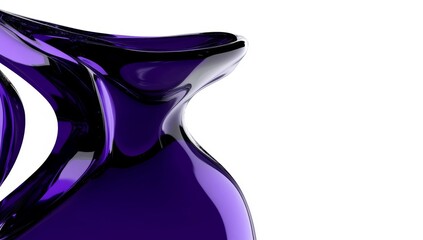 Poster - blue glass sphere