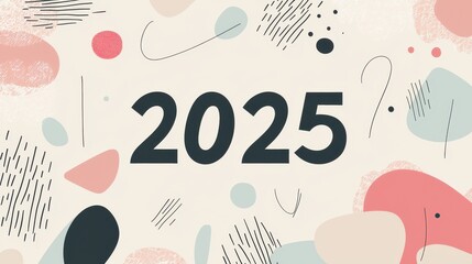 Poster - Minimalistic Design Featuring Clean Typography and Abstract Elements for a Modern Look in 2025
