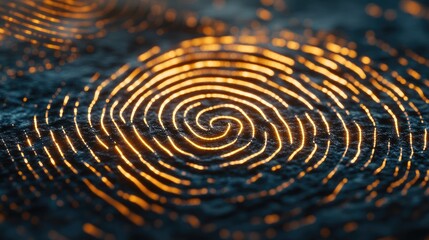 Poster - Intricate Spiral Patterns of Light Creating a Modern Artistic Design