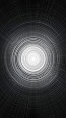 Poster - Abstract swirling vortex design with grid overlay