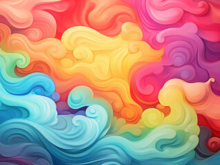 Wall Mural - Colorful Abstract Background 