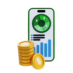 Poster - 3D Mobile Investment Portfolio Overview