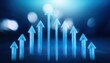 © Pastel - A vibrant graphic depicting upward arrows, symbolizing growth, progress, and success in a digital environment.