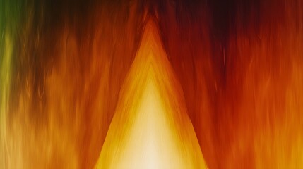 Poster - Dynamic flame abstract art digital design vivid colors contemporary style