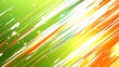 © Raffaza - Abstract diagonal lines background with green, orange, and white streaks.
