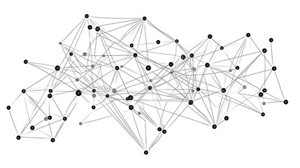Poster - Abstract network connection.