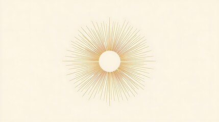 Aufkleber - Radial light burst design.