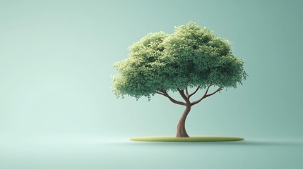 Poster - 3D stylized tree.