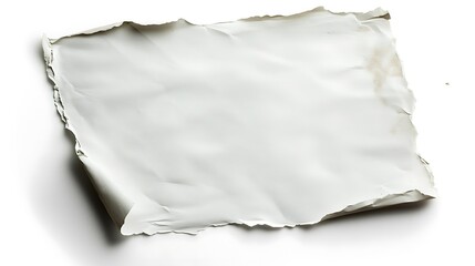 Aufkleber - Ripped white paper sheet.