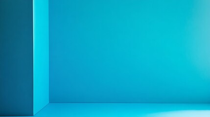 Aufkleber - Blue corner, soft light.