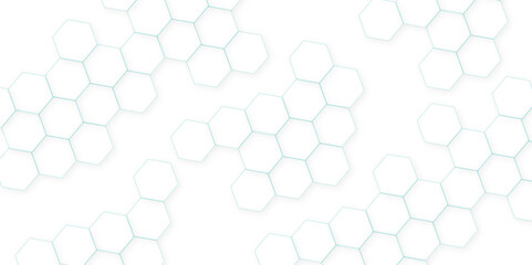 abstract white hexagon concept background. seamless pattern with hexagon. hexagonal white hexagons h