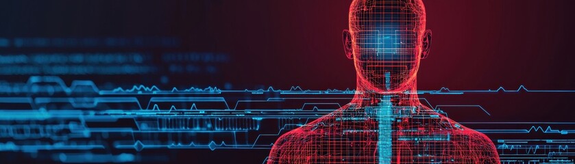 Poster - Exploring ai advances in virtual space futuristic digital art from an abstract perspective