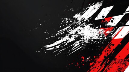 Aufkleber - Abstract checkered flag design.