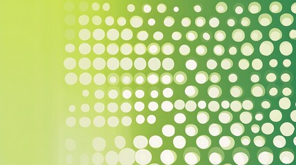 Aufkleber - Green gradient, circles pattern.