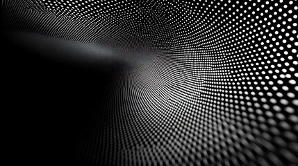 Aufkleber - Dot grid tunnel effect.