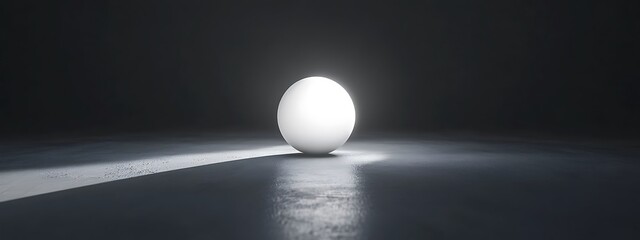 Poster - Sphere with light.