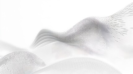 Poster - Abstract wavy lines design.