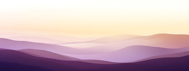 Aufkleber - Abstract purple gradient mountains.
