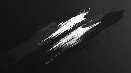 Poster - White strokes on dark background. (1)