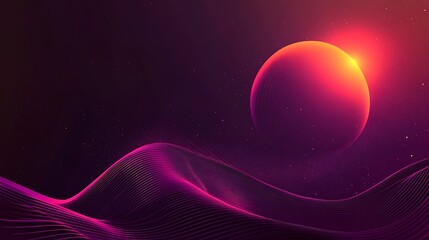 Aufkleber - Abstract space with globe.