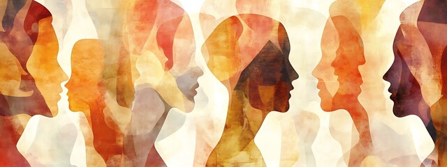 Poster - Diverse people profiles.