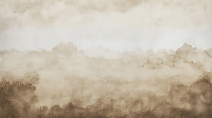 Poster - Abstract brown watercolor background.