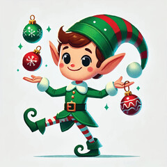 Wall Mural - christmas character