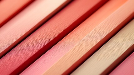 Aufkleber - Diagonal lines of textured red hues.
