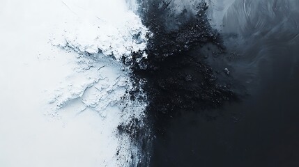 Poster - Black and white abstract texture background.