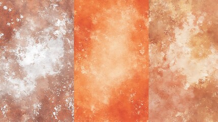 Aufkleber - Three vertical watercolor backgrounds.